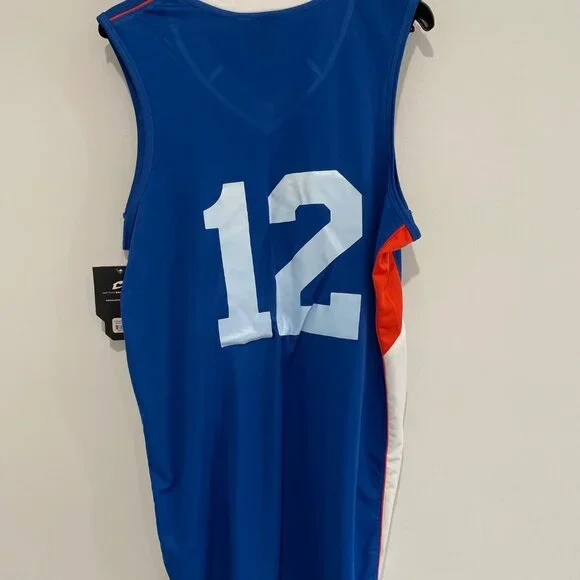 New York Knicks Blue w/ Orange NBA Jersey Size M - Picture 11 of 13